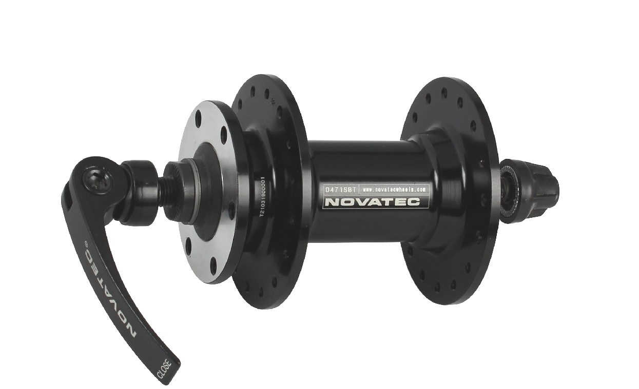 Vorderrad-Disknaben Novatec D471SBT-NBR, schwarz, 32 Löcher