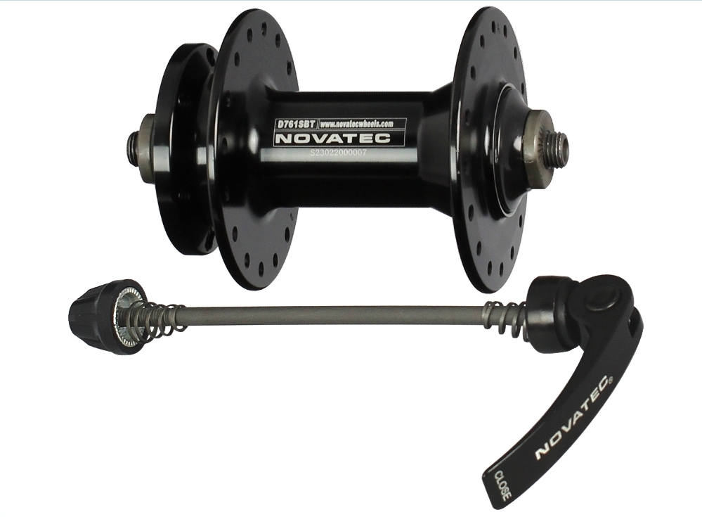 Vorderrad-Nabe Novatec D761SBT, schwarz, 32 Löcher