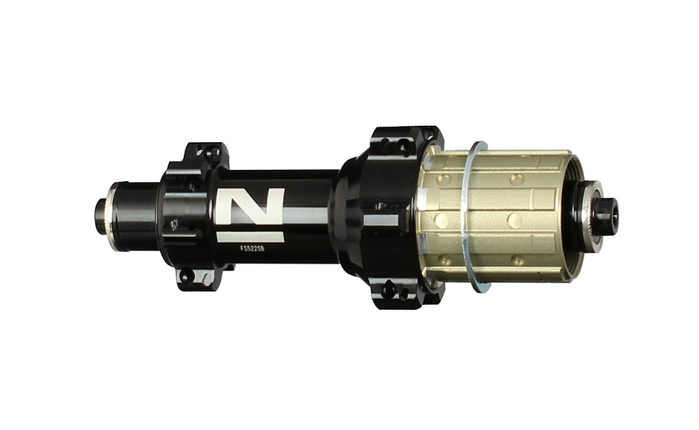 Hinterradnabe Novatec FS522SB-QR-A4ASL-11S, schwarz, 24 Löcher