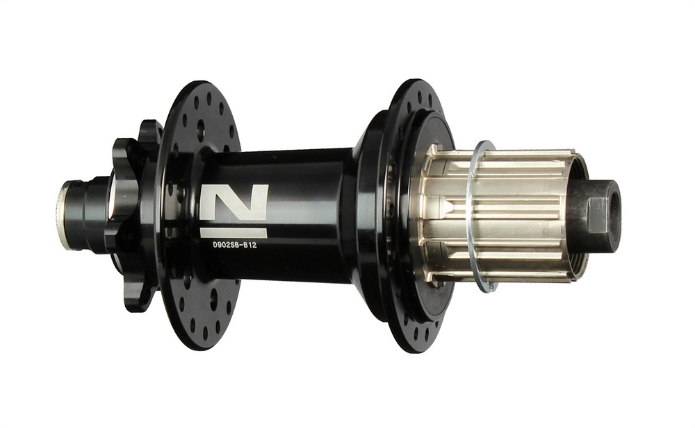 Hinterrad-Naben für Scheibenbremsen Novatec D902SB-B12-S4S-11S, schwarz, 36 Löcher