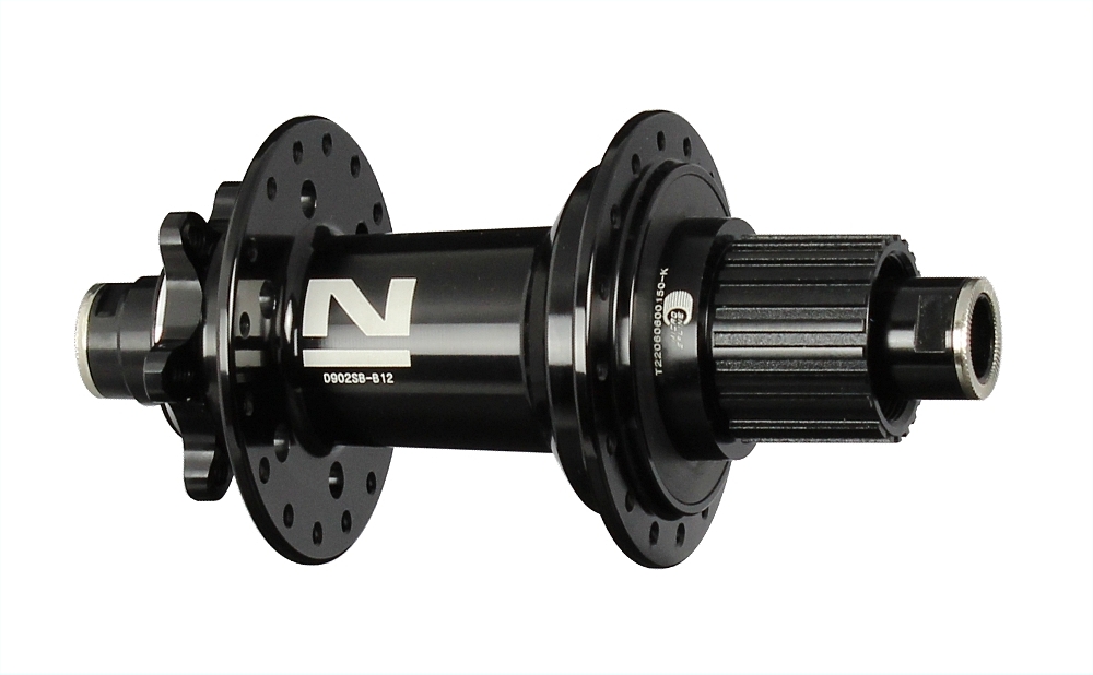 Hinterrad-Discoscheiben-Nabe Novatec D902SB-B12-A4A-MS, schwarz, 32 Löcher