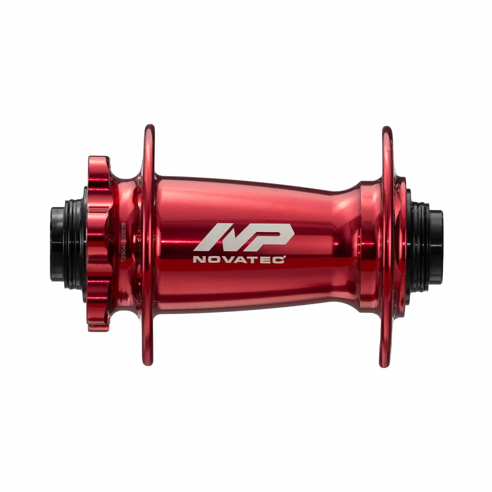 Vorderrad-Disknaben Novatec Premium XD601SB/A-B15, rot, 32 Löcher