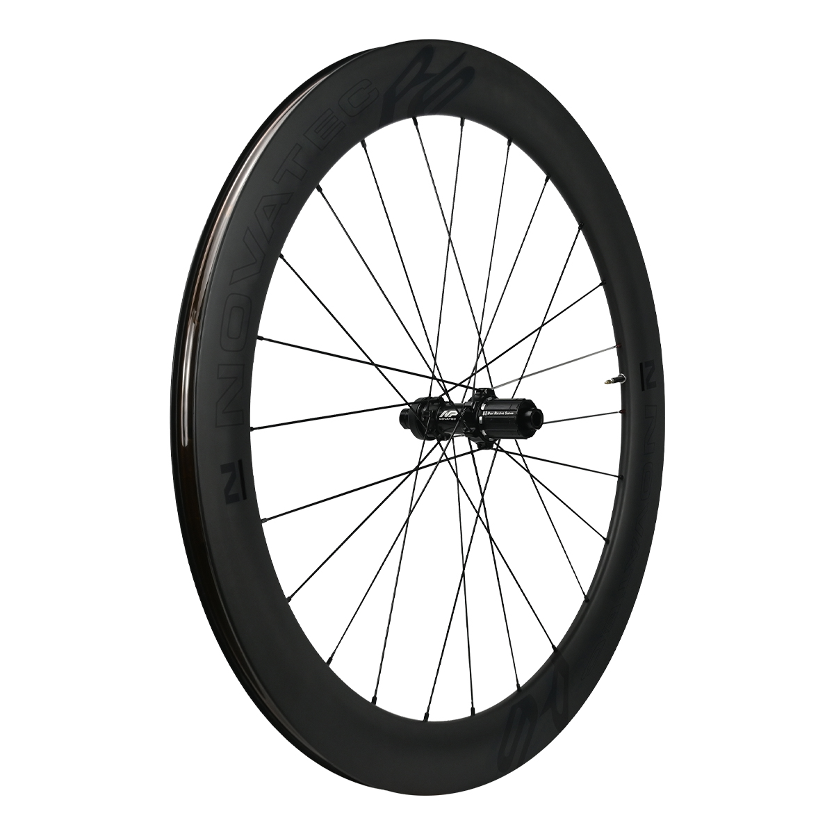 Novatec Carbon Road Scheibenräder R6 Pro-CL, Tubeless Ready, 12×100/12x142mm, Shimano HG