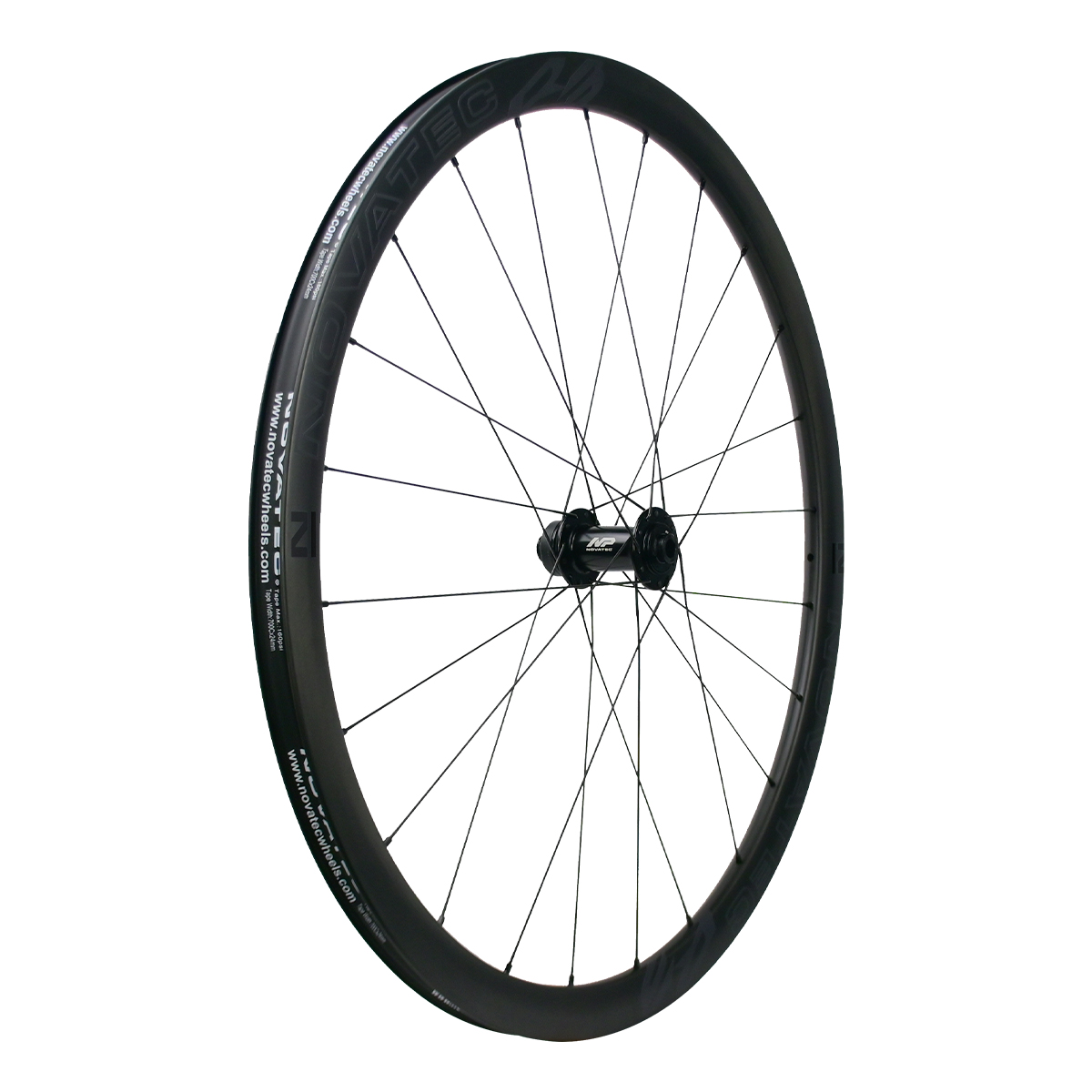 Novatec Carbon Road Disc Laufräder R3 PRO-Team-CL, tubeless ready, 12×100/12x142mm, Shimano HG