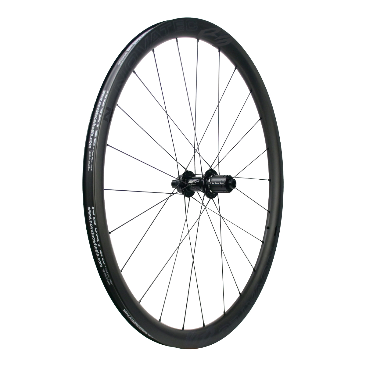 Novatec Carbon Road Disc Laufräder R3 PRO-Team-CL, tubeless ready, 12×100/12x142mm, Shimano HG
