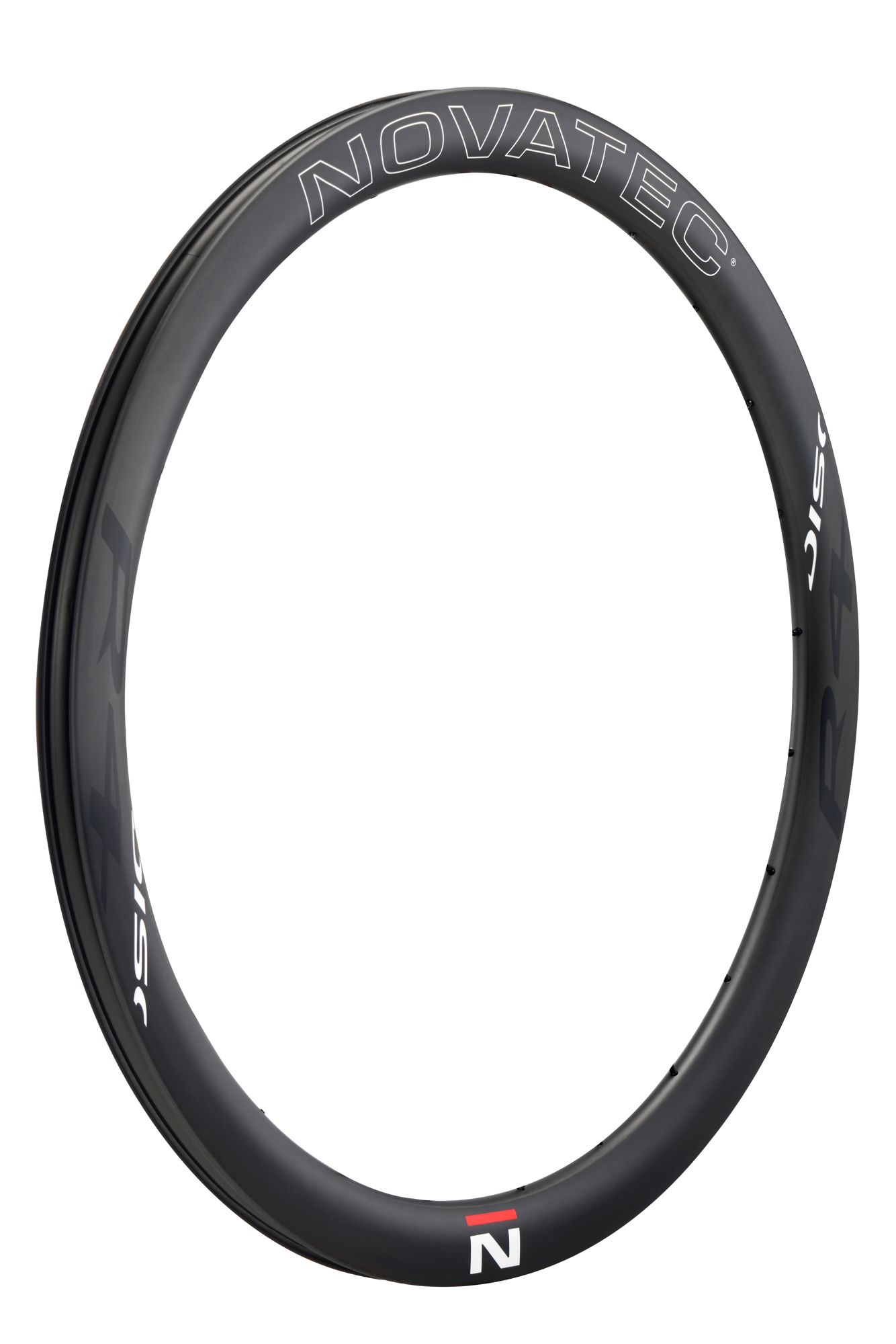 Felge, Carbon, 700C, 24H L12R12, R4-OE-Disc hinten, 45×21, Logo N20, 30% Matt Schwarz
