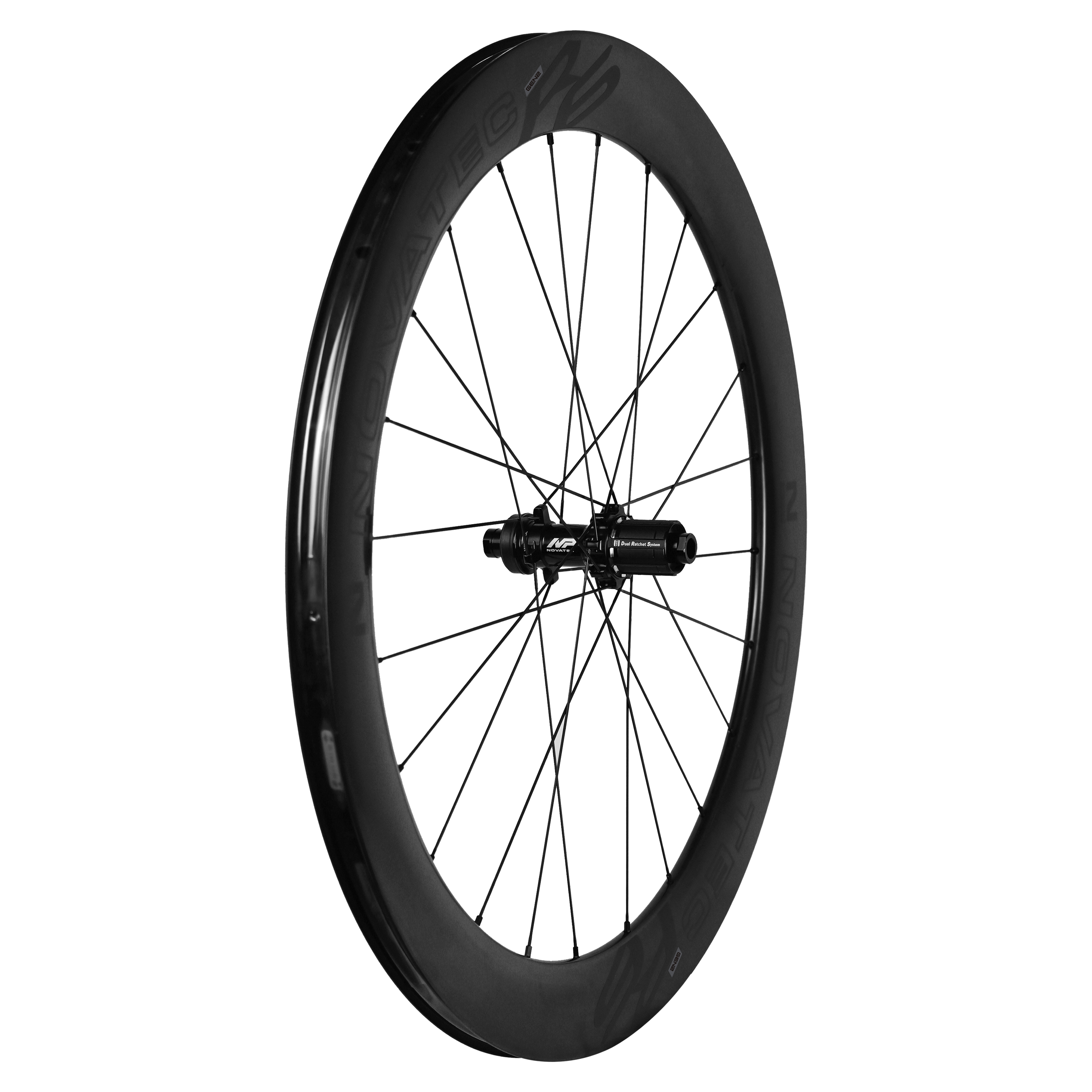 Novatec Carbon Road Disc Laufräder R6 Pro+ CL, tubeless ready, 12×100/12x142mm, Shimano 11S