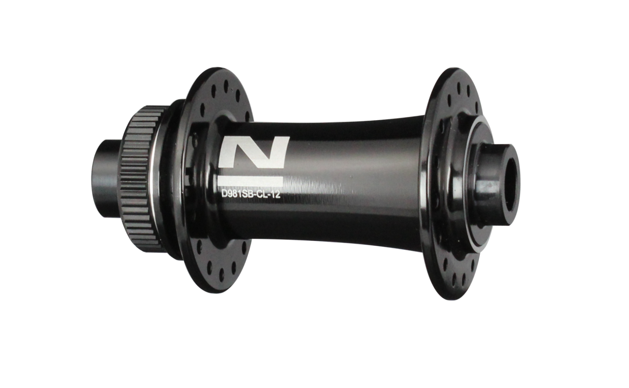 Vorderrad-Naben für Scheibenbremsen Novatec D981SB-CL-12, Centerlock, schwarz, 28 Löcher